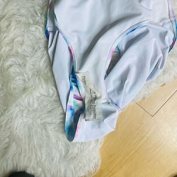 Watercolor ruffled two-piece tank and bikini set swimsuit size XL - Picture 12 of 13